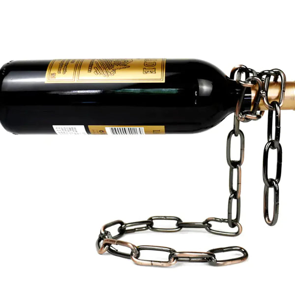 Magic Iron Chain Wine Bottle Holder