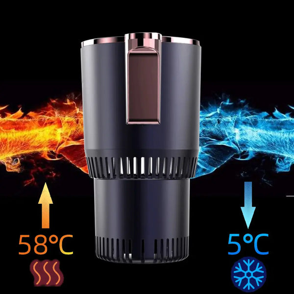 Intelligent Heating and Cooling Cup for Automobiles